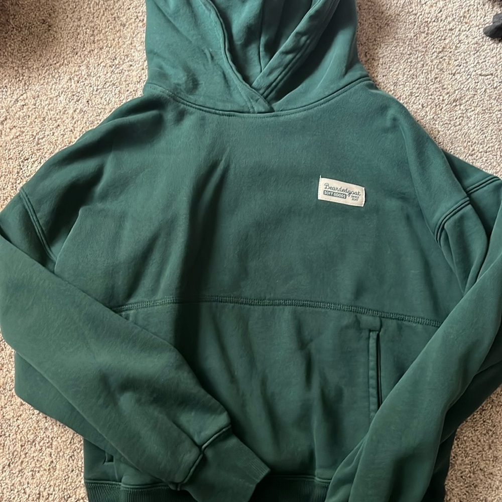 Bearded goat forest hoodie